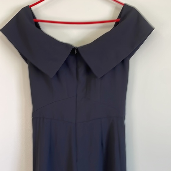 Karen Millen Tailored Off The Shoulder Wide Leg Jumpsuit - Picture 7 of 14